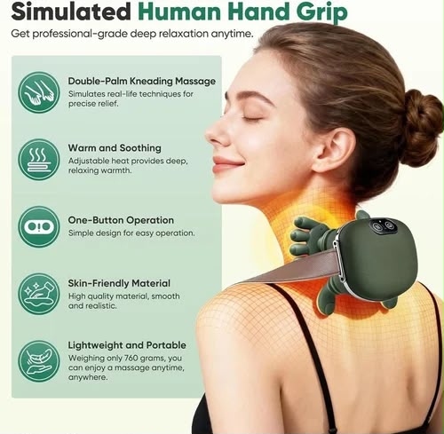 Rechargeable Neck And Shoulder Massager Pro Smart Neck Massager